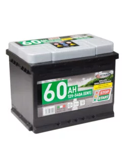 Batteria stop&start 60ah 12v  540a (en1) sigillata polo sinistro